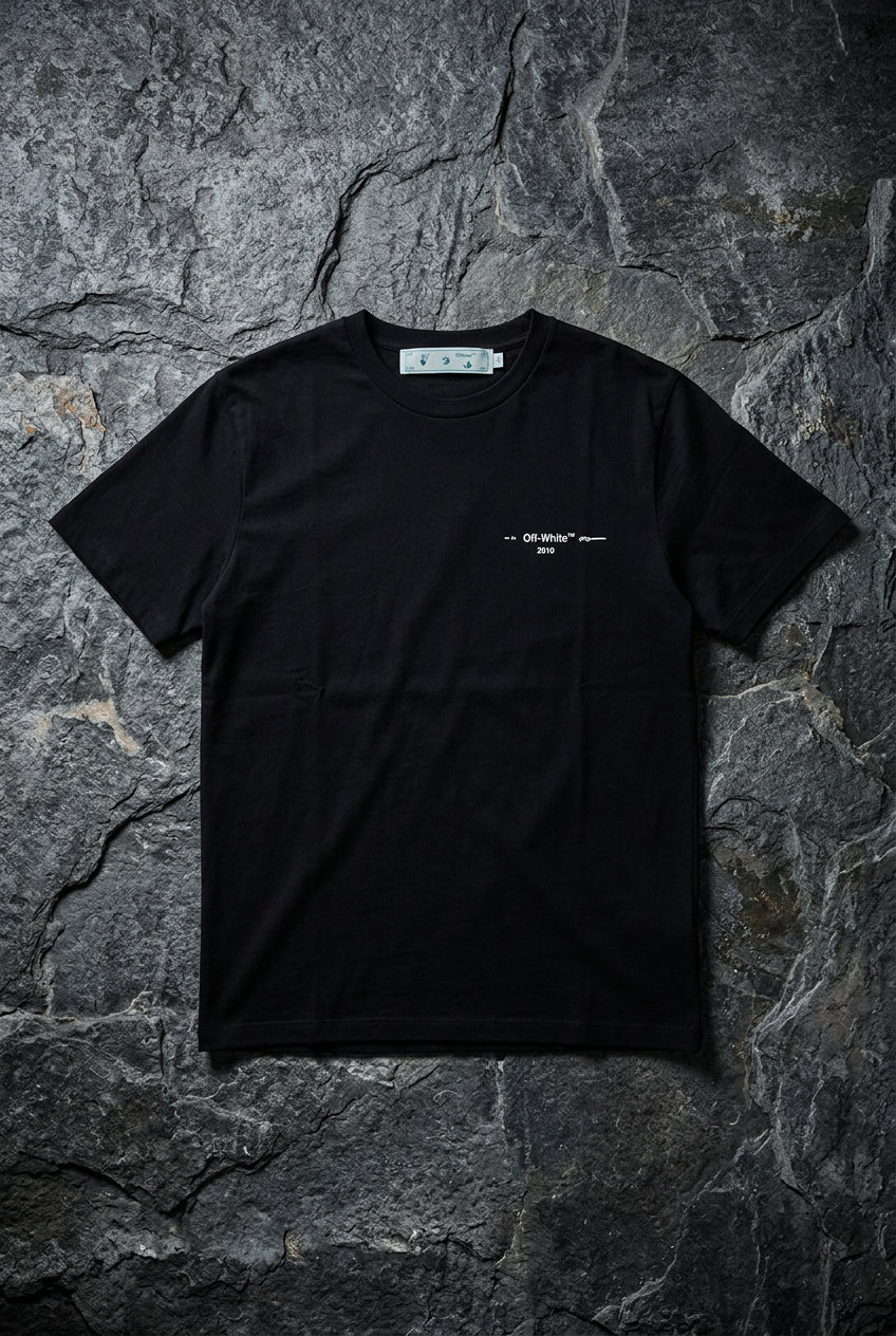 Off-White Gold Arrow Tee Black